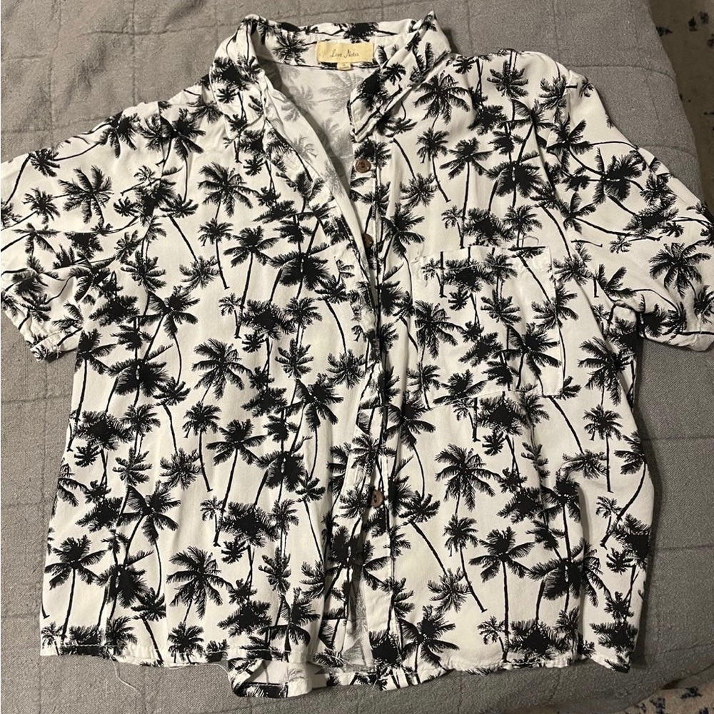 Crop button up